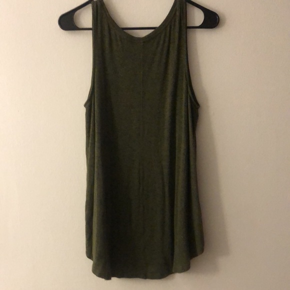 🟢 green old navy tunic tank top - Picture 3 of 4